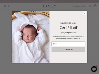 livlyclothing.com screenshot