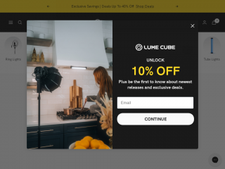 lumecube.com screenshot