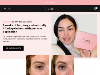 luxe-cosmetics.uk screenshot