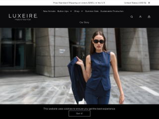 luxeire.com screenshot
