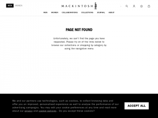 mackintosh.com screenshot