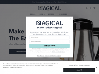 magicalbutter.com screenshot