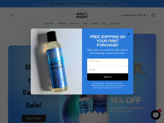 makeskinmagic.com screenshot