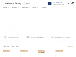 manchesterfactory.com.au screenshot