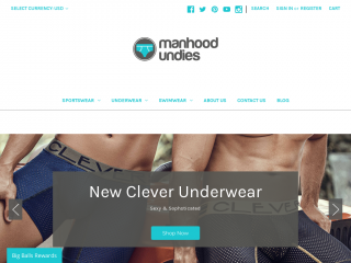 manhood-undies.com screenshot