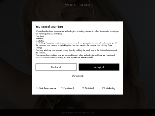 maria-black.com screenshot