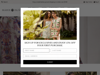 marieoliver.com screenshot
