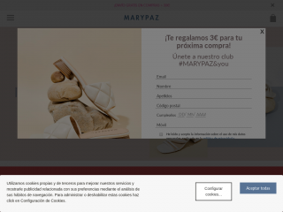 marypaz.com screenshot