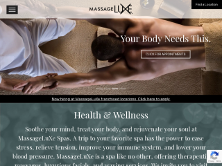 massageluxe.com screenshot