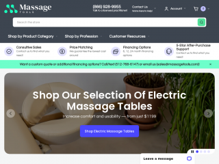 massagetools.com screenshot