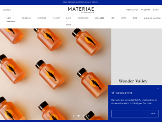 materiae.com screenshot