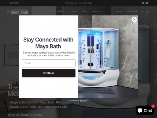mayabath.com screenshot