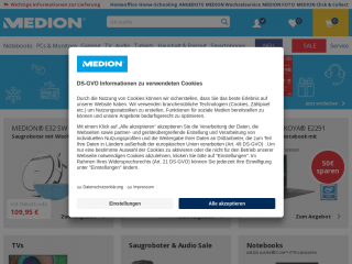 medion.com screenshot
