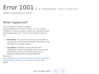 megahandles.com screenshot