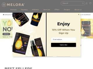 melora.co.uk screenshot