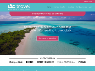 membership.utc.travel screenshot