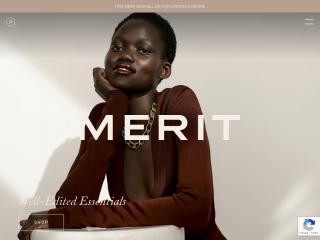 meritbeauty.com screenshot