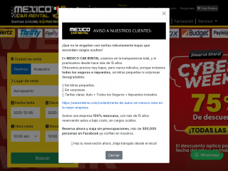 mexicocarrental.com.mx screenshot