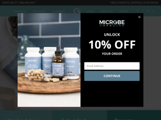 microbeformulas.com screenshot