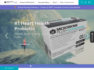 microbiomeplus.com screenshot