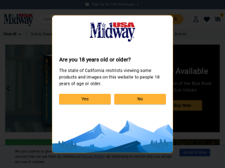 midwayusa.com screenshot