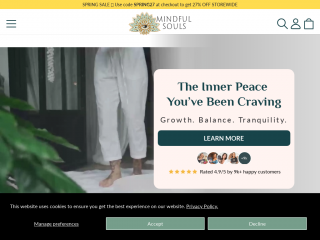 mindfulsouls.com screenshot