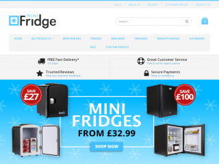 minifridge.co.uk screenshot