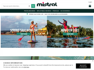 mistral-watersports.co.uk screenshot