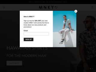 mnkystyle.com screenshot