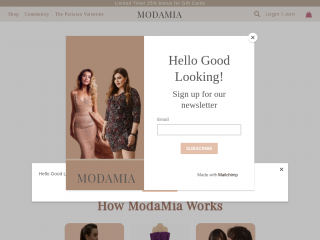modamia.com screenshot