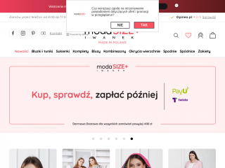 modasizeplus.pl screenshot