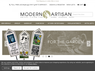 modernartisans.com screenshot