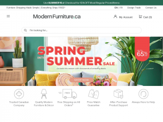 modernfurniturecanada.ca screenshot