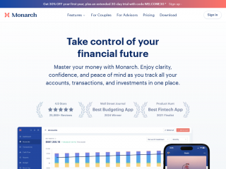 monarchmoney.com screenshot