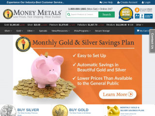 moneymetals.com screenshot