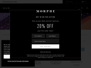 morphe.com screenshot