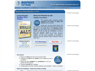 morpheussoftware.net screenshot