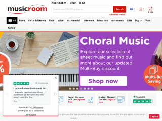 musicroom.com screenshot