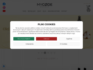 mycodebeauty.com screenshot