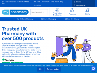 mypharmacy.co.uk screenshot