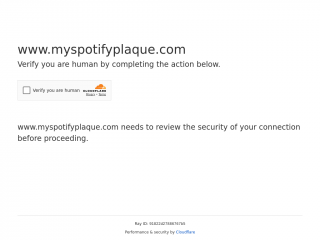 myspotifyplaque.com screenshot