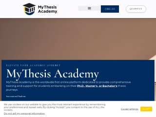 mythesis.academy screenshot