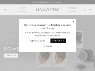 nanogen.com screenshot