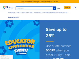 nascoeducation.com screenshot