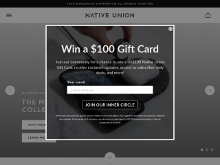 nativeunion.com screenshot