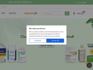 naturesfix.co.uk screenshot