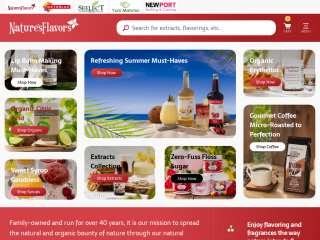 naturesflavors.com screenshot