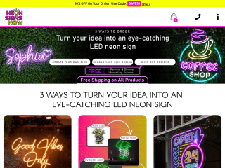 neonsignsnow.com screenshot