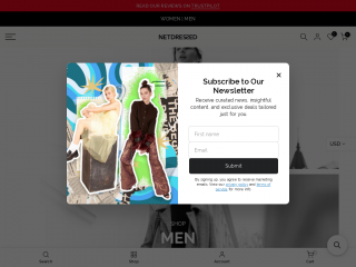 netdressed.com screenshot