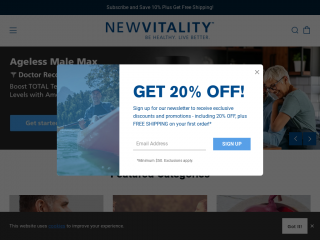 newvitality.com screenshot